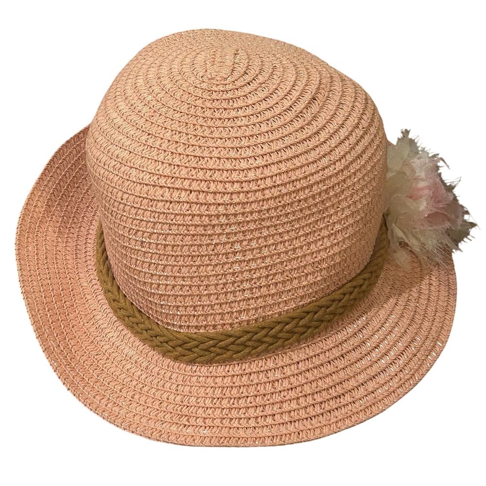Pink Floral Girls Hat 20"